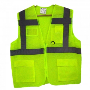 MÜHENDİS İŞ GÜVENLİK İKAZ YELEĞİ YEŞİL 1*10