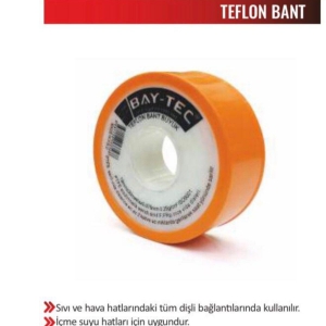 BAYTEC/MEŞEM/SARA MK0715/701/S537 TEFLON BANT KÜÇÜK 1*10