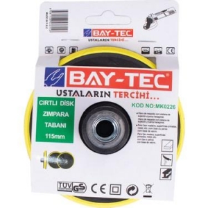 BAYTEC/MEŞEM MK0226/4105 CIRTLI DİSK ZIMPARA TABANI 115 MM  1*50