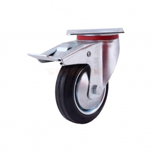 615 HTS 200 LÜK SİYAH DÖNERLİ FRENLİ TEKER