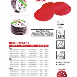 BAYTEC/SARA MK0243/S582 115 LİK 80 KUM CIRT ZIMPARA 1*100