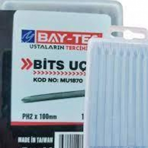 BAYTEC MU1870 YILDIZ BİTS UÇ PH2 100 MM 1*10
