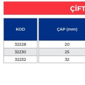 *KALDE ÇİFTLİ KELEPÇE 25-27-BEYAZ 1*2000