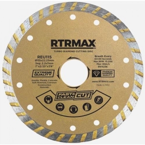 *RTRMAX REU115 TURBO ELMAS 115MM MERMER KESİCİ 1*20