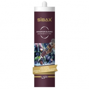 *LS30 SİBAX AKVARYUM SİLİKONU ŞEFFAF 280ML 1*24