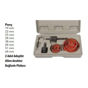 CHATTEL CHT-771 AHŞAP PANÇ SETİ 11 PARÇA