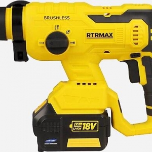 *RTRMAX RTX2095B AKÜLÜ ELEKTROPNÖMATİK KIRICI-DELİCİ 18V 2,2 J (SOLO) KÖMÜRSÜZ