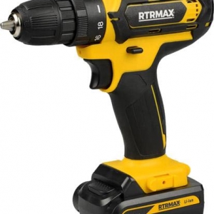 *RTRMAX RTM345 ŞARJLI MATKAP Lİ-ON 14,4V/1,5 AH ÇİFT AKÜLÜ