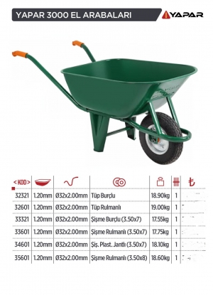 *YAPAR 33321 EL ARABASI 3000(ŞİŞME-BURÇLU)