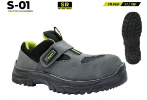 BAYMAX BX-45 SİLVER S01 SÜET CIRTLI İŞ AYAKKABI NO:45 1*20