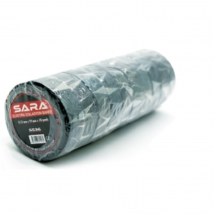SARA S536 ELEKTRİK İZOLE BANT SİYAH 10YARDS 1*500/50