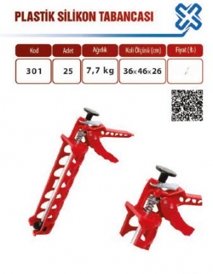 TUNA 301 PLASTİK SİLİKON TABANCASI 1*25