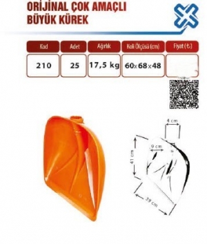 TUNA 210 ÇOK AMAÇLI ORJ. BÜYÜK KÜREK