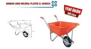 TUNA 901 LONG ORJİNAL(TURUNCU) EL ARABASI