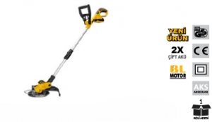 CHATTEL CHT-4422 AKÜLÜ ÇALI TIRPAN 4.0AH 21V(ÇİFT AKÜ)(KÖMÜRSÜZ)