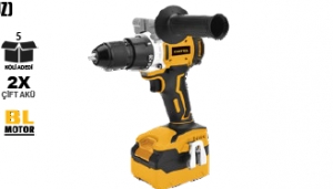 CHATTEL CHT-4444 AKÜLÜ DARBELİ MATKAP 80 Nm 21 V 4.0 AH (ÇİFT AKÜ)