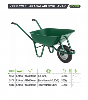 *YAPAR 59731 YPR 1.20 EL ARABASI(ŞİŞME-RULMANLI)